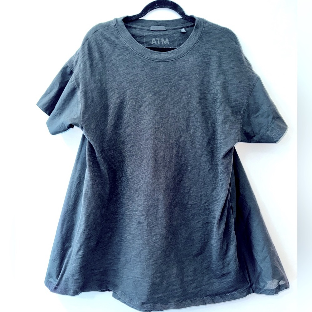 ATM Black Jersey T-Shirt Dress Size XS
